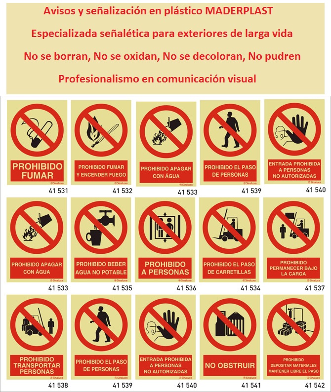 0 3 Avisos Y Senalizacion En Plastico 2